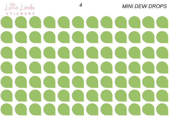 Mini Dew Drops - The Greens