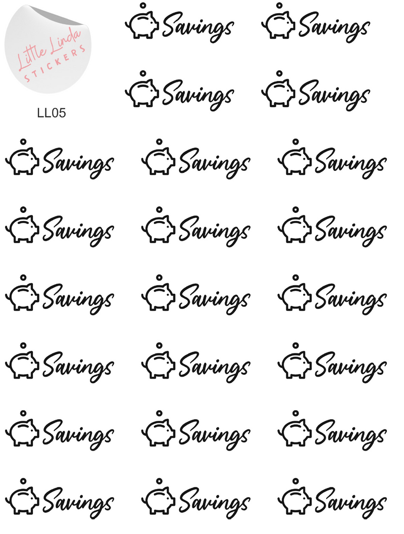 Savings Stickers