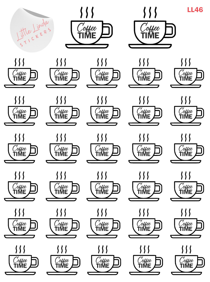 Coffee Cup Stickers