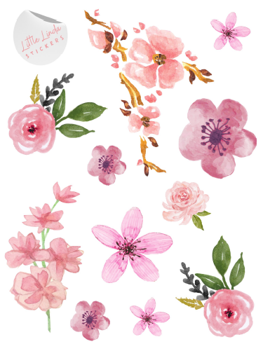 Pink Floral Deco