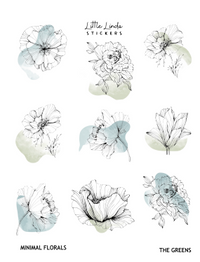 Minimal Watercolour Florals II