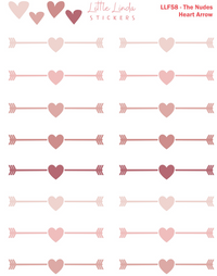 Heart Arrow Headers