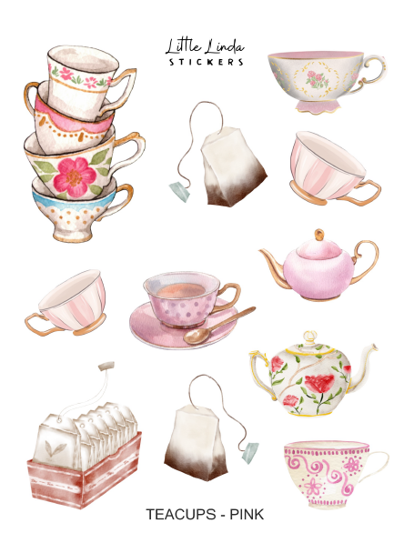 Pink Teacups